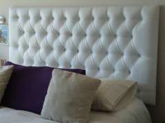 Respaldo de sommier king size capitoné en pana antimanchas - desde-casa.com