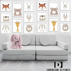 Sillon kids 1,60mts en tela Pana Importada Antimanchas - comprar online