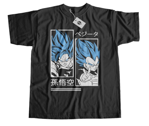Remera Dragon Ball Goku Vegetta Mod.12