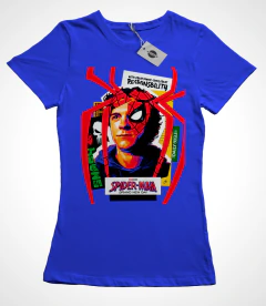 Remera Spiderman - Peter Parker Band New Day - Algodón Azul - comprar online