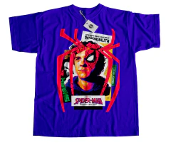 Remera Spiderman - Peter Parker Band New Day - Algodón Azul