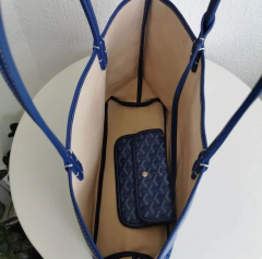 Bolsa Goyard St Louis Média Azul Italiana - loja online