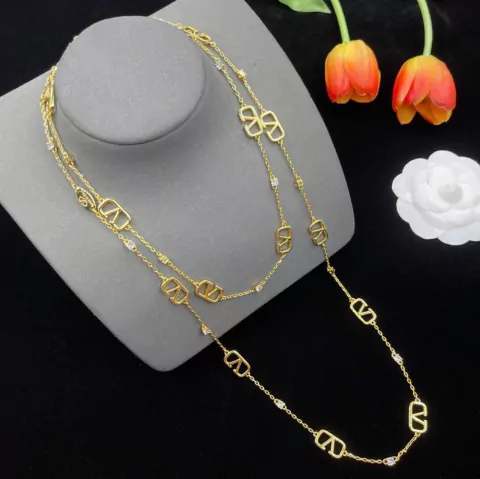 Colar VLTN Dourado Italiana