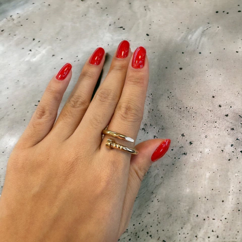 Anel Cartier Prego Juste un Clou Rose Italiana