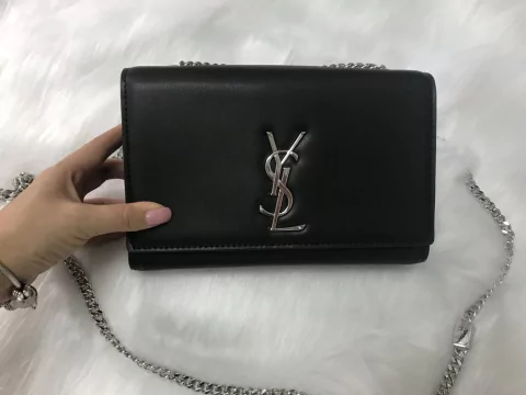 Bolsa YSL Kate Preta Italiana