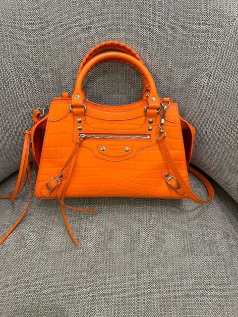 Bolsa Mini Neo Classica Balenciaga Laranja - comprar online