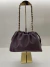 Bolsa Loewe Flamenco Bordo Vinho Italiana
