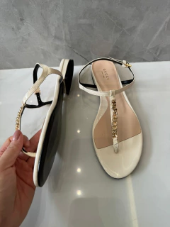 Rasteira Gucci Branca na internet