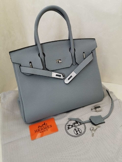 Bolsa Hermes Birkin 30 Azul Claro Italiana
