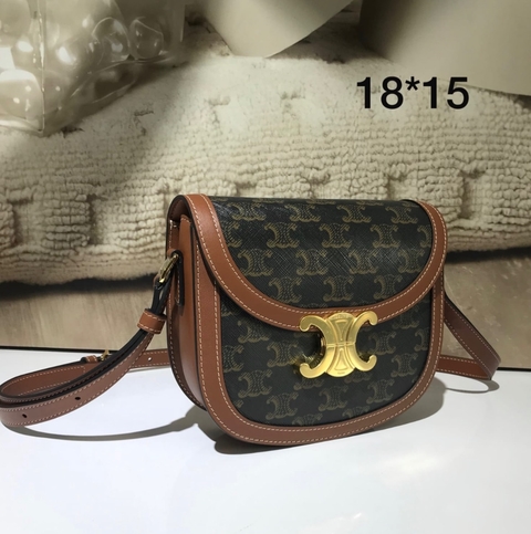 Bolsa Teen Besace Canvas Triomphe Celine Italiana