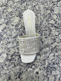 Mule Louis Vuitton Branco Italiana - comprar online