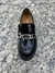 Mocassim Gucci Preto com Prata Italiana - comprar online