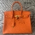 Bolsa Hermes Birkin 35 Laranja Italiana