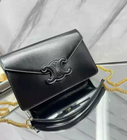 Bolsa Celine Envelope Mini All Black Italiana