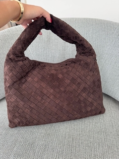 Bolsa Bottega Hop Média Camurça Italiana na internet