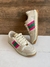 Tênis Gucci Screener Web Rosa e Verde Italiana - comprar online