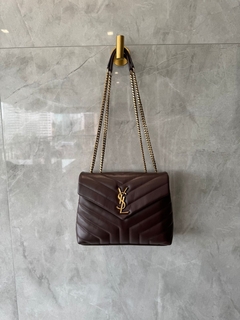 Bolsa YSL Loulou Bordô Pequena Italiana - comprar online