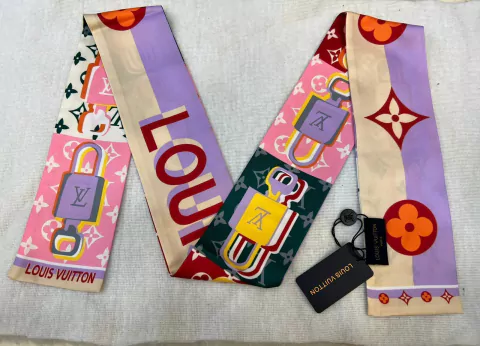 Lenço de Bolsa Louis Vuitton Estampado Italiana