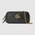 Bolsa Gucci Marmont Mini Zíper Triplo Preto Italiana