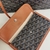 Bolsa Goyard St Louis Preto Com Alças Caramelo Média Italiana - Bolsas e Grife