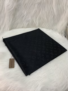 Pashmina Echarpe Xale Louis Vuitton Preta Italiana - comprar online