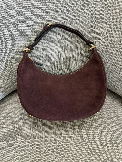 Bolsa Fendigraphy Camurça Marrom Café - comprar online