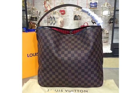 Bolsa Louis Vuitton Delightful MM Damier Ebene Italiana