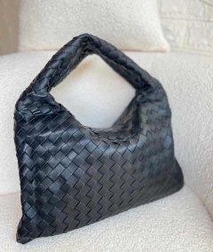 Bolsa Bottega Hop Grande Preta Italiana