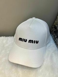 Boné Miu Miu Branco Italiana