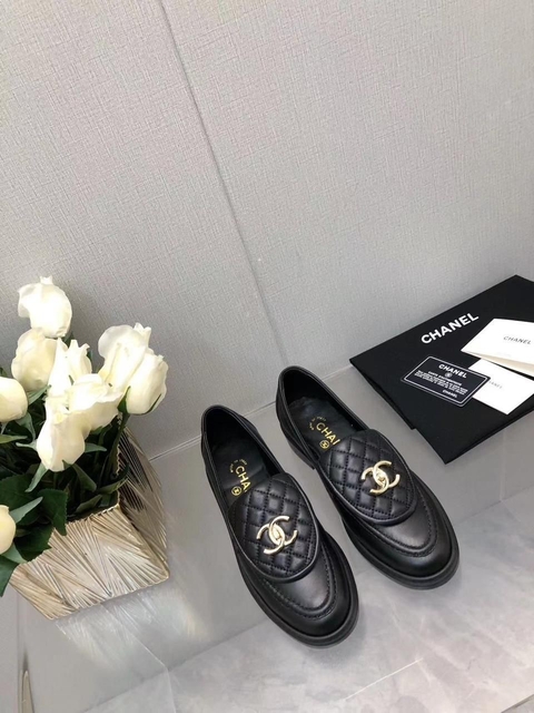 Mocassim CH Preta Italiana