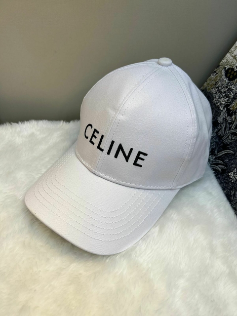 Boné Celine Branco Italiana