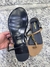 Rasteira YSL Marrom e Preta Italiana - Bolsas e Grife