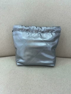 Bolsa 22 Mini Prata Italiana - Bolsas e Grife