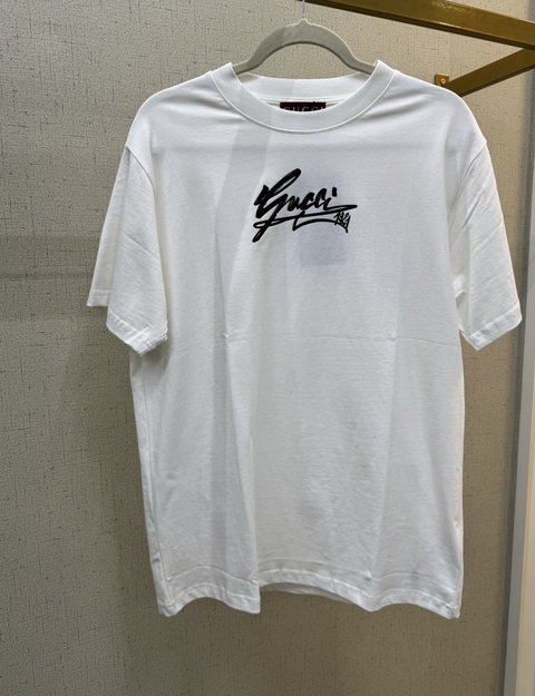 Camiseta Gucci Masculina Branca Italiana - comprar online