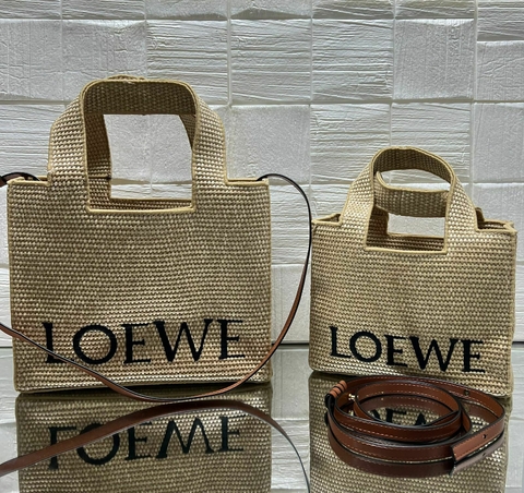 Bolsa Loewe Em Palha Ráfia Italiana