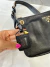 Bolsa Prada Tessuto Hobo preta com alça longa Italiana - Bolsas e Grife