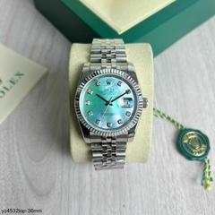 Relógio Rolex 36mm Prata Italiana