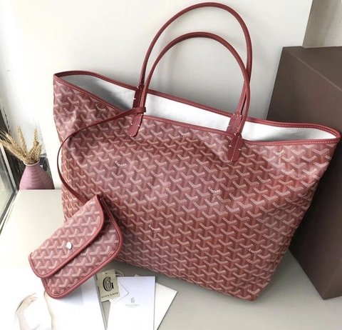 Bolsa Goyard St Louis Vinho Grande Italiana