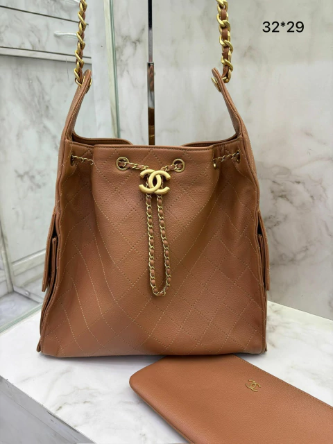 Bolsa Chanel 25 Média Caramelo - comprar online