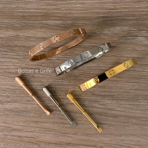 Pulseira Bracelete Cartier Love