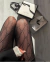 Meia Calça Renda GG Supreme Gucci Preta Italiana - comprar online