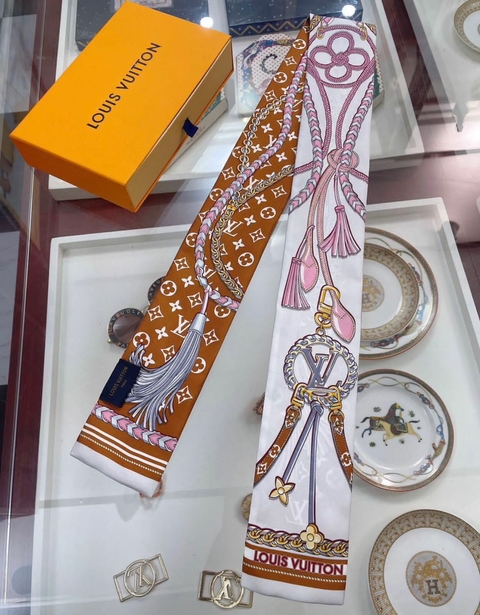 Lenço de Bolsa Louis Vuitton Colorido Italiana