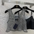 Blusa Cropped Prada em Malha Bordada com Strass Italiana - Bolsas e Grife