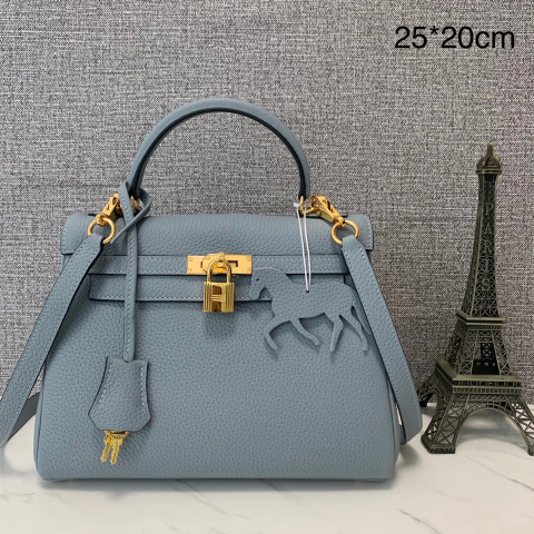 Bolsa Kelly 25 Azul Togo Italiana