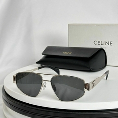 Óculos Celine Preto com Cinza Italiana