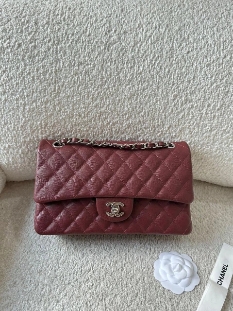 Bolsa Chanel 2.55 Vinho com Prata - comprar online