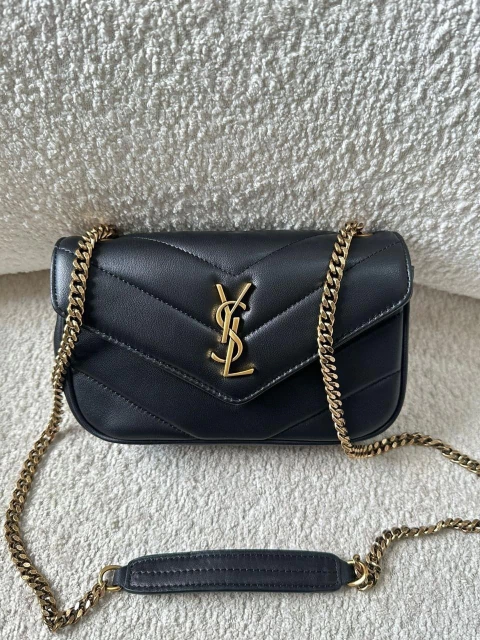Bolsa YSL Loulou Mini Preta - comprar online