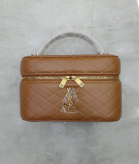 Bolsa Necessaire YSL Gaby Caramelo - comprar online