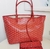 Bolsa Goyard St Louis Vermelha Média Italiana