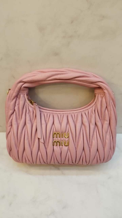 Bolsa Miu Miu Wander Rosa Italiana